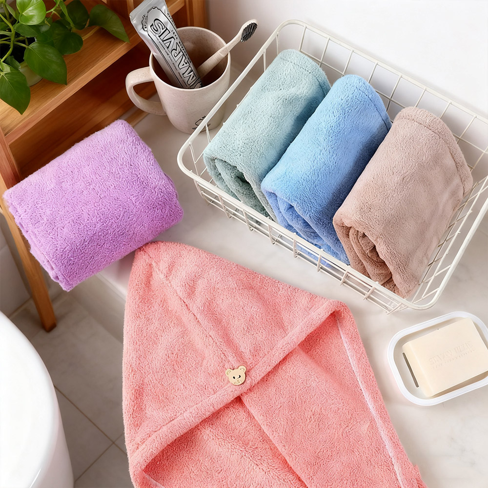 女性用、長髪用、速乾性ヘアタオル、柔らかいマイクロファイバー - Golf Towel のレビューと価格
