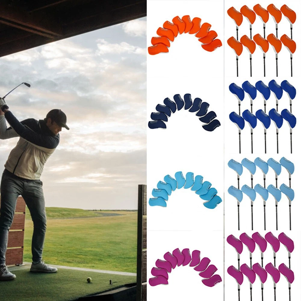 クリアで目に見えるヘッドカバー 10 個入りゴルフカバー ゴ - Golf Putter のレビューと価格