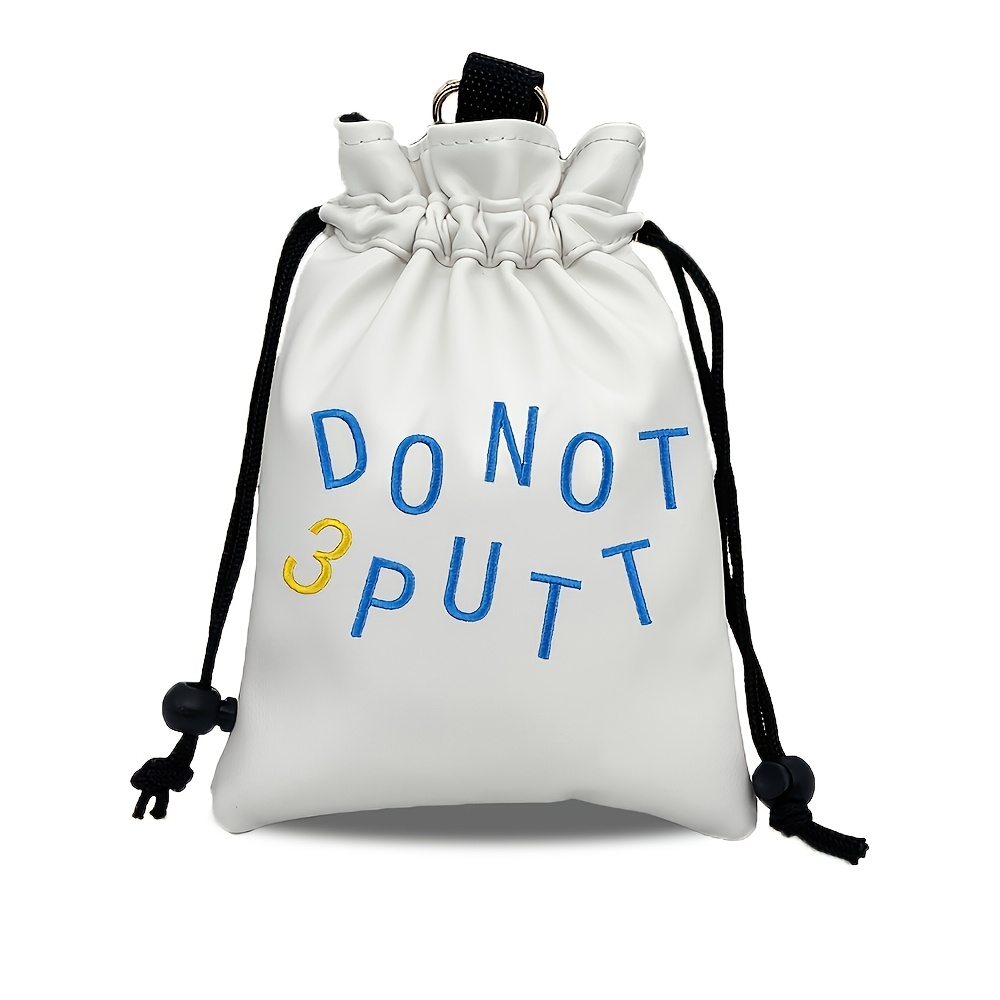 ゴルフボールバッグ1個、PU素材に精巧な刺繍入り、持ち運び可 - Golf Bag のレビューと価格