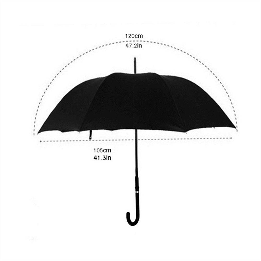 2-in-1頑丈な防風防紫外線保護傘,ウォーキング杖,自己防 - Golf Umbrella Large のレビューと価格